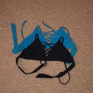 Two Super cute tie back bikini tops